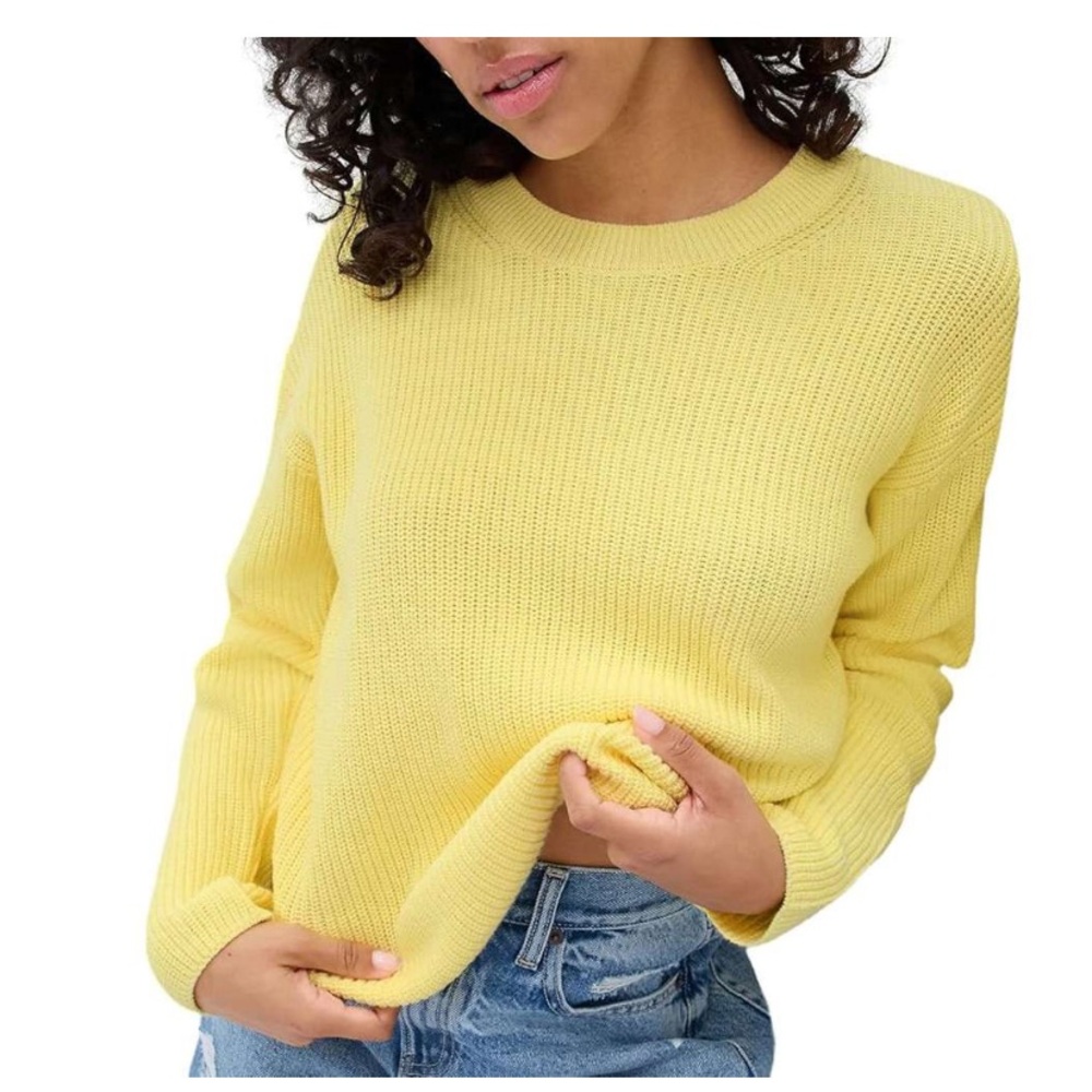 Gap Shaker-Stitch Crewneck Sweater